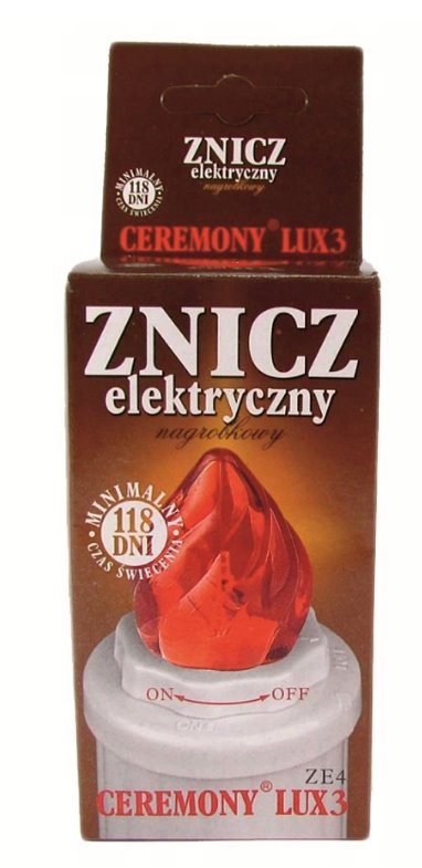 Zestaw wkładów LED Ceremony LUX3 czerwony 6szt