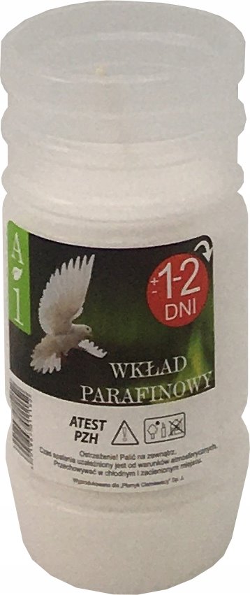 Wkład do zniczy parafinowy Aura PŁOMYK A-1 (11,5cm) 1szt.